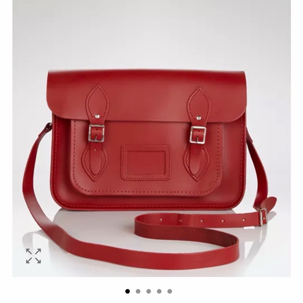 Cambridge Satchel Company Red Leather Satchel – Excellent Condition